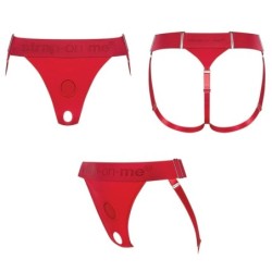 Strap On Me Harness Lingerie Unique-Red One Size